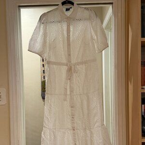 GAP White Eyelet Dress